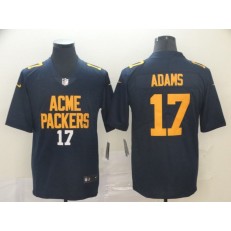 Green Bay Packers #17 Davante Adams Navy City Edition Vapor Untouchable Limited Nike NFL Men Jersey
