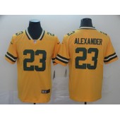 Green Bay Packers #23 Jaire Alexander Gold Inverted Legend Limited Nike NFL Men Jersey