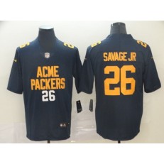 Green Bay Packers #26 Darnell Savage Jr. Navy City Edition Vapor Untouchable Limited Nike NFL Men Jersey
