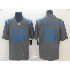 Indianapolis Colts #56 Quenton Nelson Gray Inverted Legend Limited Nike NFL Men Jersey