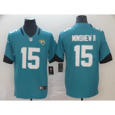 Jacksonville Jaguars #15 Gardner Minshew II Teal Vapor Untouchable Limited NFL Nike Men Jersey