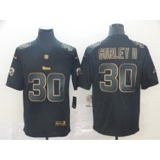 Los Angeles Rams #30 Todd Gurley II Black Gold Vapor Untouchable Limited NFL Nike Men Jersey