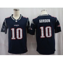 New England Patriots #10 Josh Gordon Navy Vapor Untouchable Limited Nike NFL Men Jersey