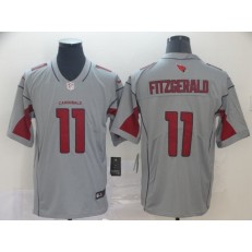 Arizona Cardinals #11 Larry Fitzgerald Silver Inverted Legend Nike NFL Men Jersey