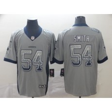 Dallas Cowboys #54 Jaylon Smith Gray Drift Fashion Limited Nike NFL Men Jersey