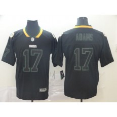 Green Bay Packers #17 Davante Adams Black Shadow Legend Limited Nike NFL Men Jersey