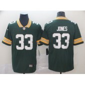 Green Bay Packers #33 Aaron Jones Green Vapor Untouchable Limited Nike NFL Men Jersey