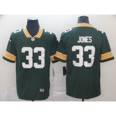 Green Bay Packers #33 Aaron Jones Green Vapor Untouchable Limited Nike NFL Men Jersey