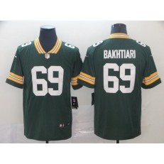 Green Bay Packers #69 David Bakhtiari Green Vapor Untouchable Limited Nike NFL Men Jersey