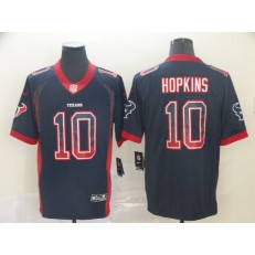 Houston Texans #10 DeAndre Hopkins Black Drift Fashion Limited Nike NFL Men Jersey