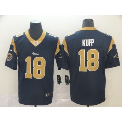 Los Angeles Rams #18 Cooper Kupp Navy Vapor Untouchable Limited Jersey