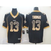 New Orleans Saints #13 Michael Thomas Black Drift Fashion Limited Nike NFL Men Jersey