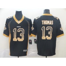 New Orleans Saints #13 Michael Thomas Black Drift Fashion Limited Nike NFL Men Jersey