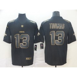 New Orleans Saints #13 Michael Thomas Black Gold Vapor Untouchable Limited Nike NFL Men Jersey