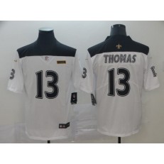 New Orleans Saints #13 Michael Thomas White City Edition Vapor Untouchable Limited NFL Nike Men Jersey