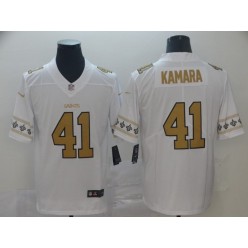 New Orleans Saints #41 Alvin Kamara White 2019 New Vapor Untouchable Limited Nike NFL Men Jersey