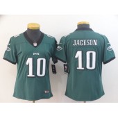 Women Nike Philadelphia Eagles #10 DeSean Jackson Green Vapor Untouchable Limited Jersey