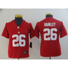 Youth Nike New York Giants #26 Saquon Barkley Red Inverted Legend Limited Jersey
