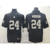 Oakland Raiders #24 Charles Woodson Black Vapor Untouchable Limited Nike NFL Men Jersey