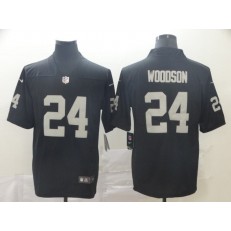 Oakland Raiders #24 Charles Woodson Black Vapor Untouchable Limited Nike NFL Men Jersey