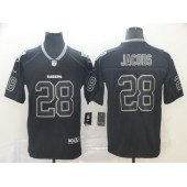 Oakland Raiders #28 Josh Jacobs Black Shadow Legend Limited Nike NFL Men Jersey