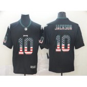 Philadelphia Eagles #10 DeSean Jackson Black USA Flash Fashion Limited Jersey
