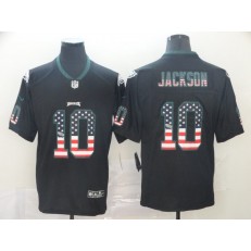 Philadelphia Eagles #10 DeSean Jackson Black USA Flash Fashion Limited Jersey