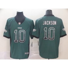 Philadelphia Eagles #10 DeSean Jackson Green Drift Fashion Limited Nike NFL Men Jersey