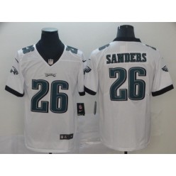 Philadelphia Eagles #26 Miles Sanders White Vapor Untouchable Limited Jersey