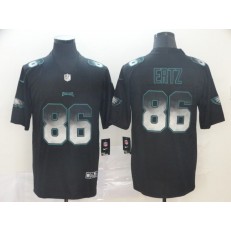 Philadelphia Eagles #86 Zach Ertz Black Arch Smoke Vapor Untouchable Limited Nike NFL Men Jersey