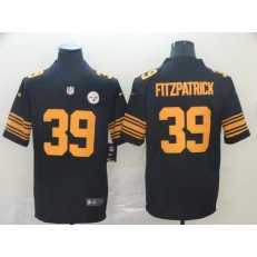 Pittsburgh Steelers #39 Minkah Fitzpatrick Black Color Rush Limited NFL Nike Men Jersey