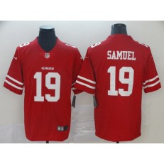 San Francisco 49ers #19 Deebo Samuel Red Vapor Untouchable Limited Nike NFL Men Jesey
