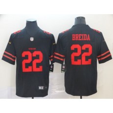 San Francisco 49ers #22 Matt Breida Black Vapor Untouchable Limited Nike NFL Men Jersey