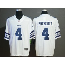 San Francisco 49ers #4 Dak Prescott White Team Logos Fashion Vapor Limited Nike NFL Men Jersey