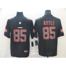 San Francisco 49ers #85 George Kittle Black Impact Rush Limited Nike NFL Men Jersey