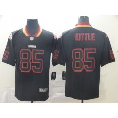 San Francisco 49ers #85 George Kittle Black Shadow Legend Limited Nike NFL Men Jersey