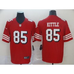 San Francisco 49ers #85 George Kittle Red Color Rush Vapor Untouchable Limited NFL Nike Men Jersey