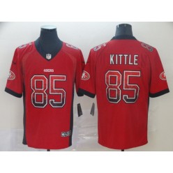 San Francisco 49ers #85 George Kittle Red Drift Fashion Limited Nike NFL Men Jersey