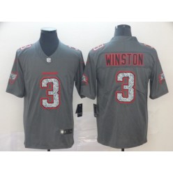 Tampa Bay Buccaneers #3 Jameis Winston Gray Camo Vapor Untouchable Limited Jersey
