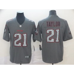 Washington Redskins #21 Sean Taylor Gray Camo Vapor Untouchable Limited Nike NFL Men Jersey