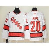 Carolina Hurricanes #20 Sebastian Aho White Adidas NHL Men Jersey
