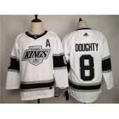 Los Angeles Kings #8 Drew Doughty White Adidas NHL Men Jersey