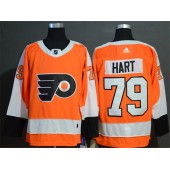 Philadelphia Flyers #79 Carter Hart Orange Adidas NHL Men Jersey