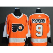 Philadelphia Flyers #9 Ivan Provorov Orange Adidas NHL Men Jersey