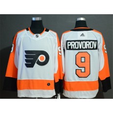 Philadelphia Flyers #9 Ivan Provorov White Adidas NHL Men Jersey