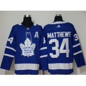 Toronto Maple Leafs #34 Auston Matthews Blue Adidas NHL Men Jersey