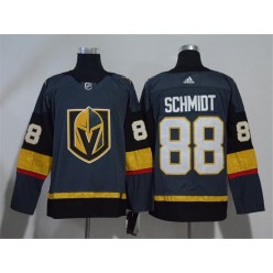 Vegas Golden Knights #88 Nate Schmidt Gray With Special Glittery Logo Adidas NHL Men Jersey