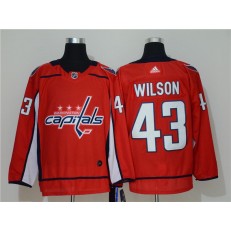 Washington Capitals #43 Tom Wilson Red Adidas NHL Men Jersey