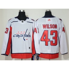 Washington Capitals #43 Tom Wilson White Adidas NHL Men Jersey