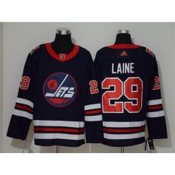 Winnipeg Jets #29 Patrik Laine Navy 2019 Heritage Classic Breakaway Adidas NHL Men Jersey